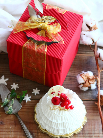 クリスマスケーキのラッピング なつみ お菓子 パンのレシピや作り方 Cotta コッタ
