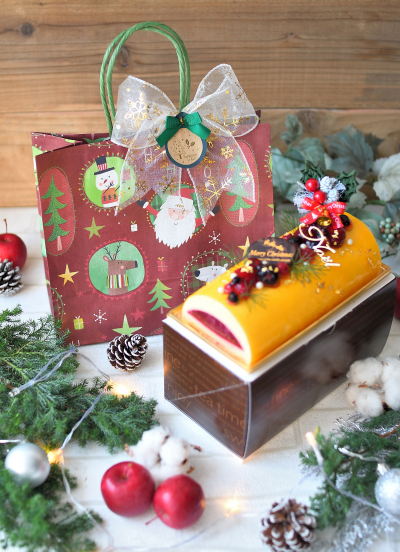 クリスマス向け☆紙袋のラッピング