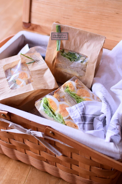 サンドイッチのピクニックラッピング Chiyo お菓子 パンのレシピや作り方 Cotta コッタ