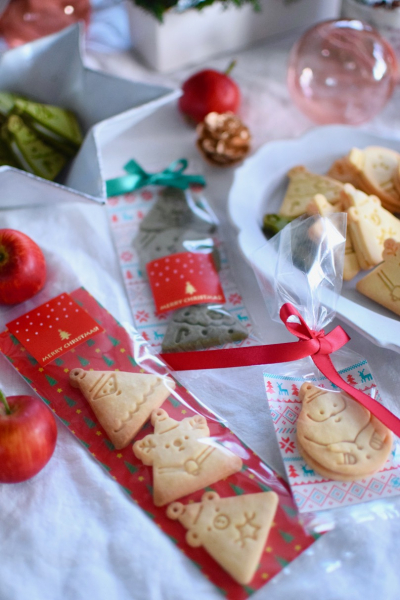 スタンプクッキーのクリスマスラッピング Nao Cafe お菓子 パンのレシピや作り方 Cotta コッタ
