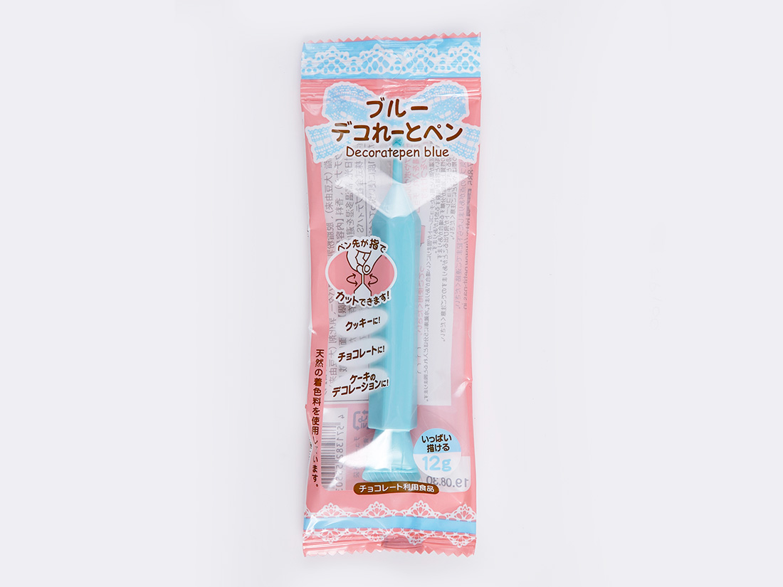 デコれーとペン ブルー 1本入 P お菓子 パン材料 ラッピングの通販 Cotta コッタ