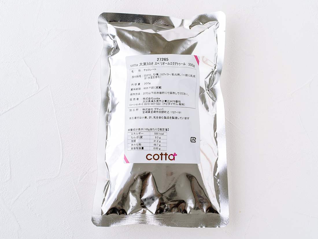 Cotta 大東カカオ スペリオール エクアトゥール 300g ビターチョコレート 500g お菓子 パン材料 ラッピングの通販 Cotta コッタ