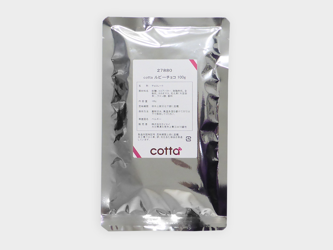 Cotta ルビーチョコ 100g お菓子 パン材料 ラッピングの通販 Cotta コッタ