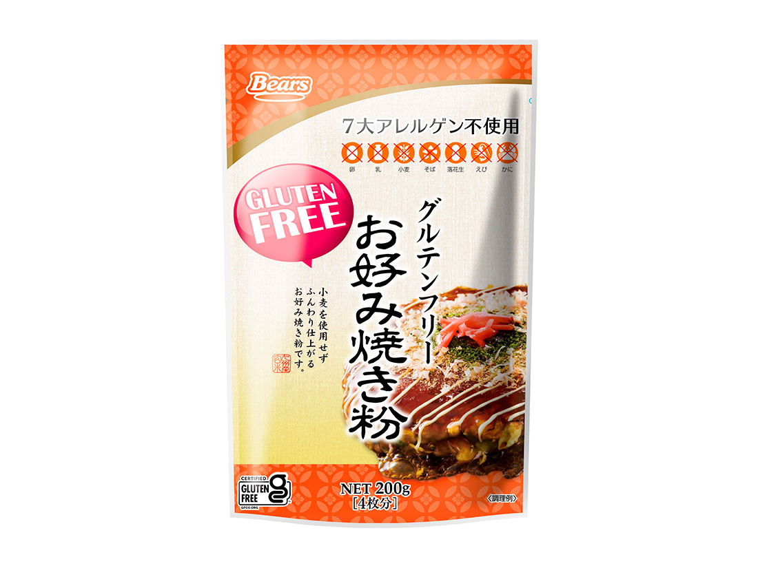 グルテンフリーお好み焼き粉 200g