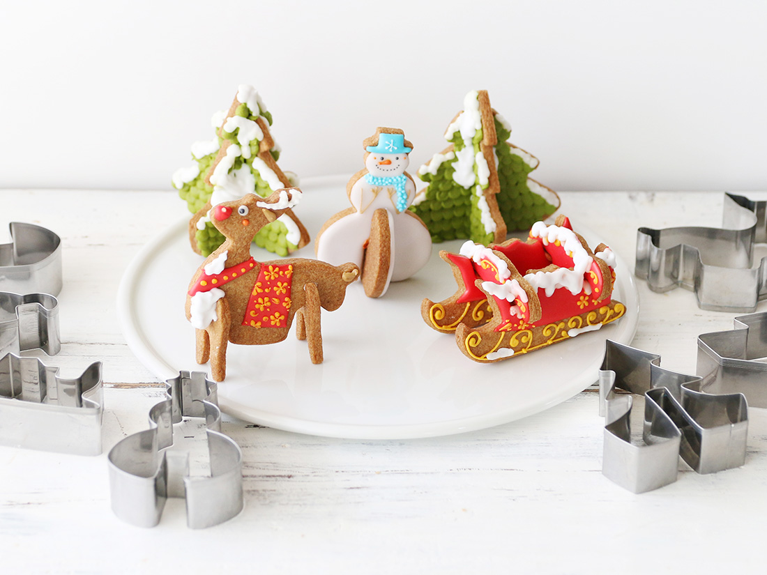 3dクッキー型 クリスマス ツリー そり スノーマン お菓子 パン材料 ラッピングの通販 Cotta コッタ