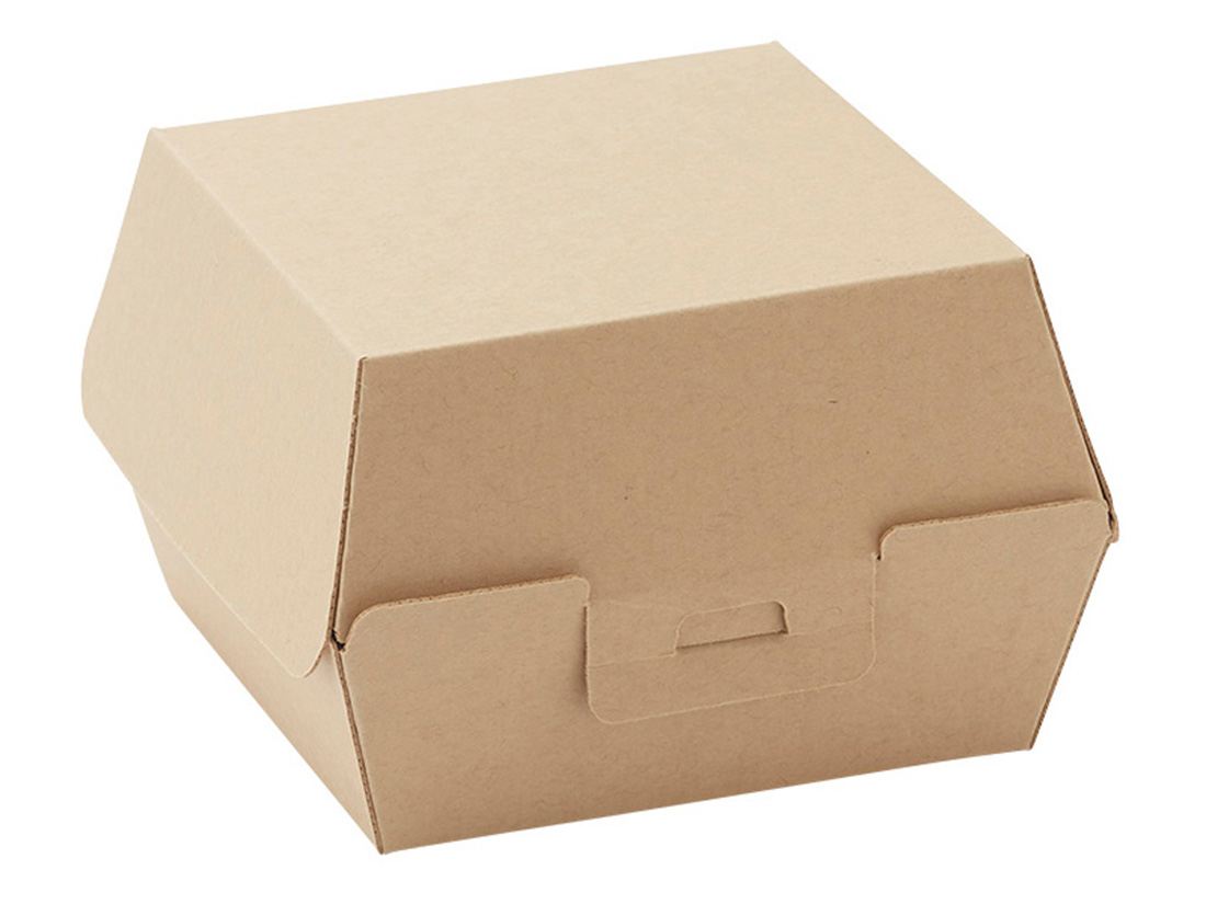 ネオクラフト バーガーBOX L バーガー袋・バーガーボックス お菓子・パン材料・ラッピングの通販【cotta＊コッタ】