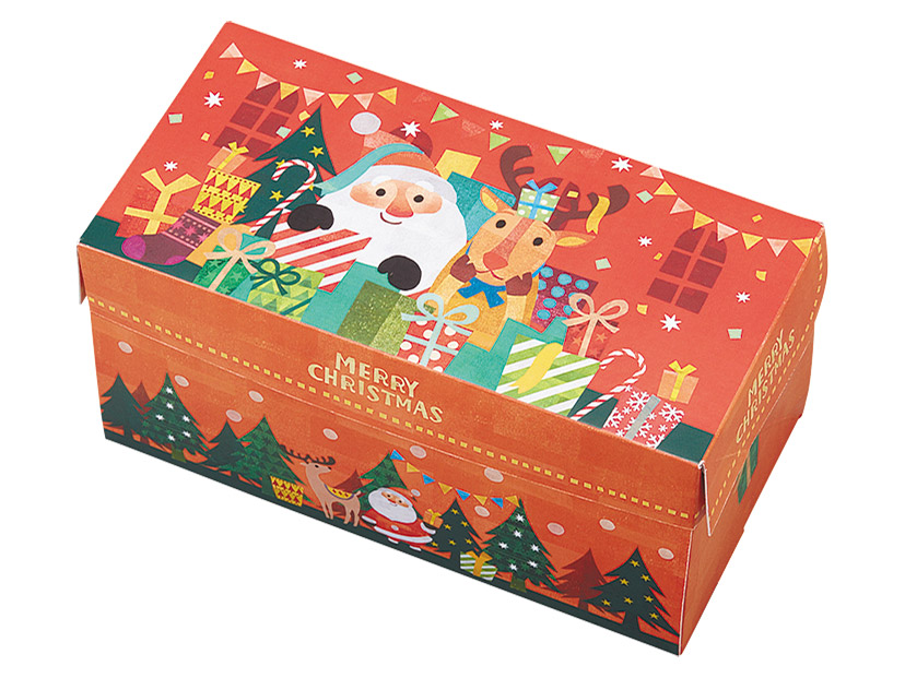 ロールケーキボックス クリスマスフレンズ お菓子 パン材料 ラッピングの通販 Cotta コッタ