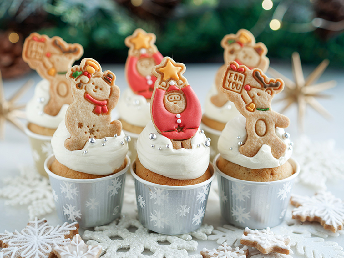 cotta 踊るクリスマススタンプクッキー型 | cottaオリジナルのクッキー型 | お菓子・パン材料・ラッピングの通販【cotta＊コッタ】