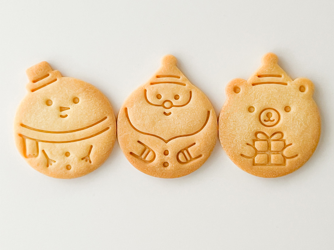 cotta まんまるクッキー型 N(ゆきだるま、サンタ、くま) | クリスマス