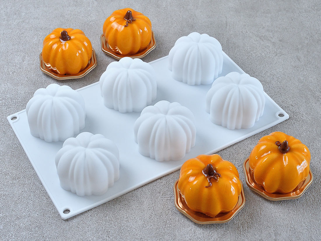 cotta シリコンモールド 3Dかぼちゃ シリコン樹脂加工の製菓型 お菓子・パン材料・ラッピングの通販【cotta＊コッタ】