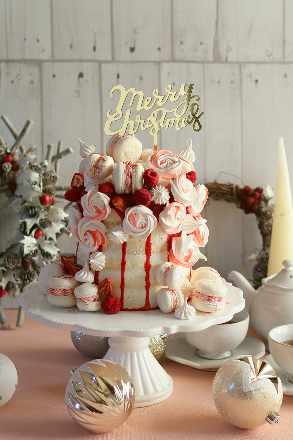 cotta ケーキトッパー メリークリスマス | クリスマスのケーキ