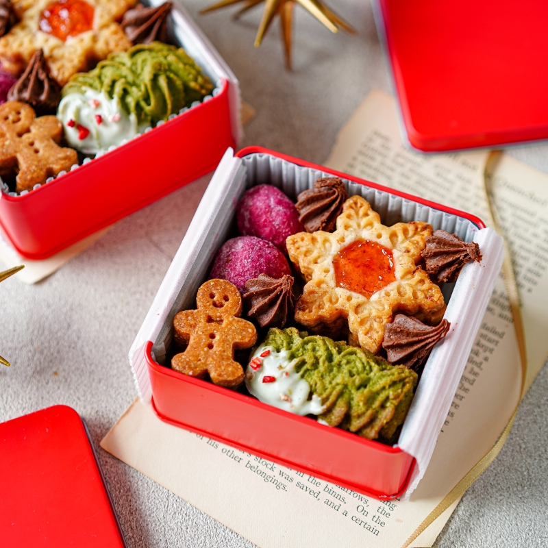 クリスマス詰め合わせ3200円お菓子　焼き菓子　手作り　クッキー　プチギフト　クリスマスクッキー缶　詰め合わせ